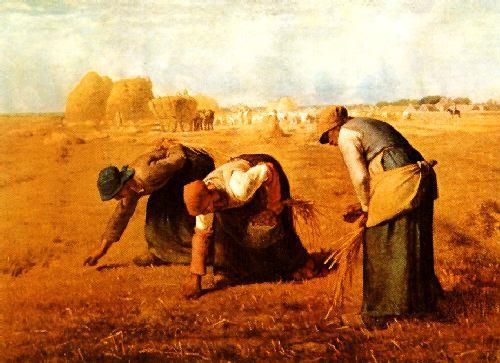 Jean Francois Millet The Gleaners Norge oil painting art
